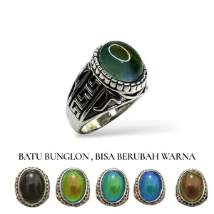 Cincin Batu Bunglon Segoro Zultanite Change Color Ring Premium Pria Wanita