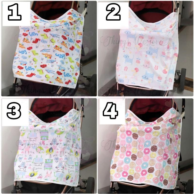 Product Introduction of [SG SELLER] Nursing Shawl (Type D) Breastfeeding Cover Stroller Car Seat Cot Comfortable Breathable Light Weight 1
