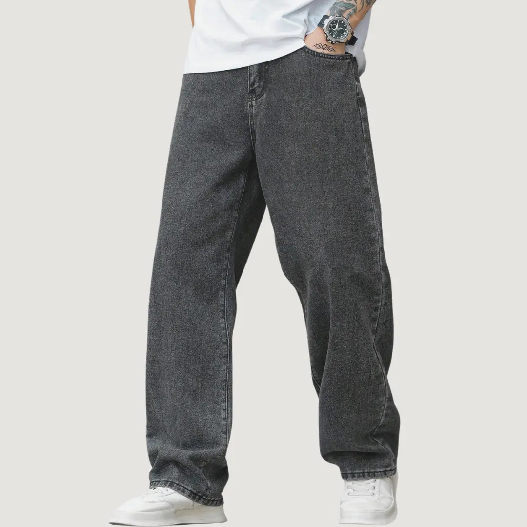 Kit 3 Calça Jeans Wide Leg Pantalona Cintura Alta Jeans