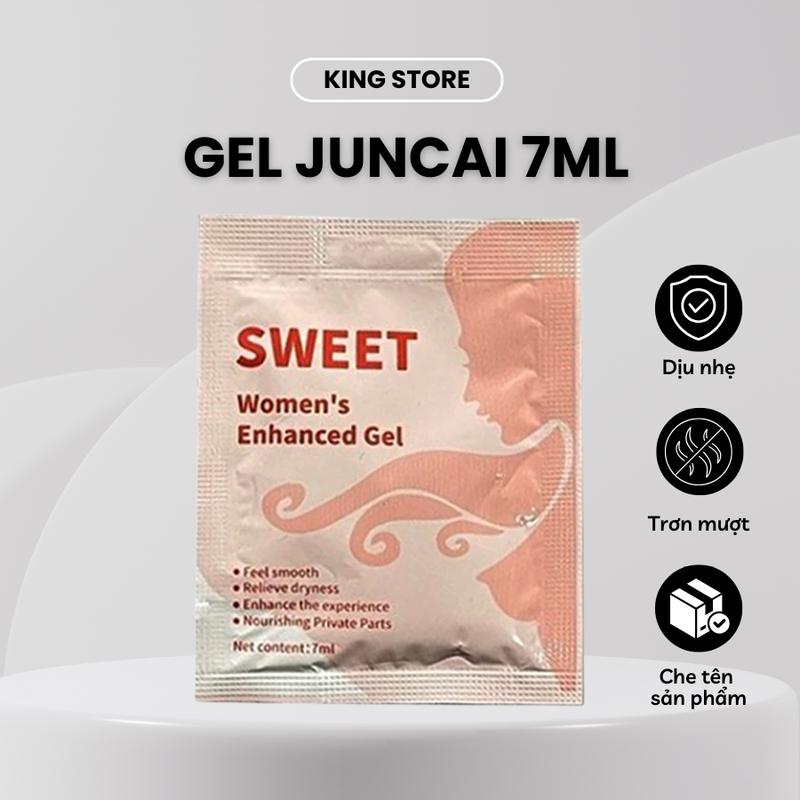 Gel bôi trơn dạng gói Juncai Sweet 7ml,gen bôi trơn gốc nước giúp bôi trơn quan…
