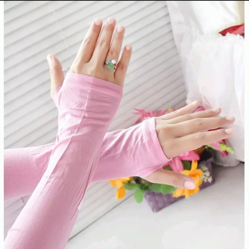 HANDSOCK JEMPOL RAYON PREMIUM/SARUNG TANGAN MUSLIMAH/HANDSOCK ADEM Wanita 3