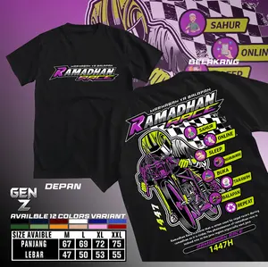 Kaos Ramadhan Race 2026 Marhaban Ya Balapan Drag Bike Baju Ramadan Race Repeat Racing Motor Herex Tshirt Otomotif