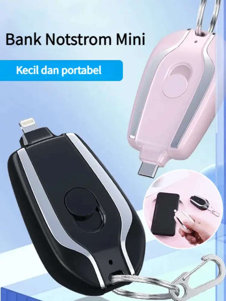 Bantuan Darurat: Power Bank Mini Gantungan Kunci Portabel, Energi Tanpa Henti