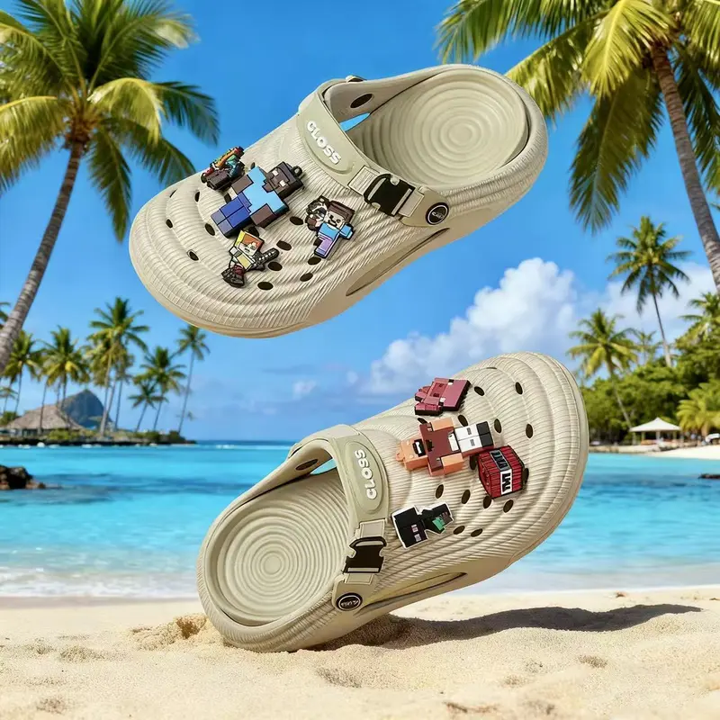 HOT Cartoon children's Iron Man slippers thick sole comfortable