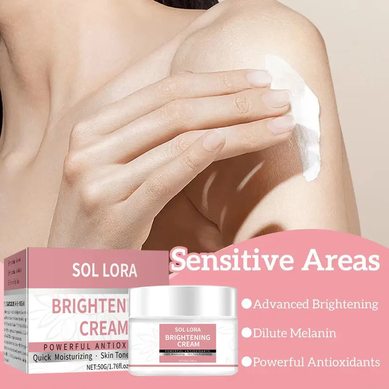 Whitening Cream  pemutih ketiak hitam krim ketiak selangkangan Underarm Cream Whitening Krim Cream Pemutih  Badan Ketiak Leher Pantat dan Selangkangan Sangat  50g sabun  pemutih 1