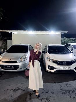 Product Review of TITIKSTORE.ID-Joy Skirt-rok flare Wanita Korean Style- Bahan semiwoll lokal_Model Panjang & Midi Bawahan Cewek Maxi from n**a 1