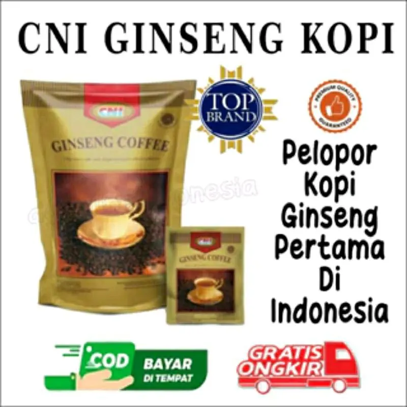 CNI Ginseng Coffee dan Signature Kopi Ginseng Penambah Stamina Aman di Lambung (10/20sachet) Robusta 2