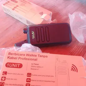 WLN HT WLN UHF Handy Talky TWO WAY RADIO BLACK - Walkie Talkie C1, Kuat dan Tahan Lama, Komunikasi Jarak Jauh, Outdoor, 16 Channel, Baterai Tahan Lama, COD