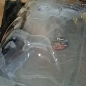 [BISA COD] Nampan Tray Food Tray Transparan Aesthetic Dengan Tutup Wadah Makanan