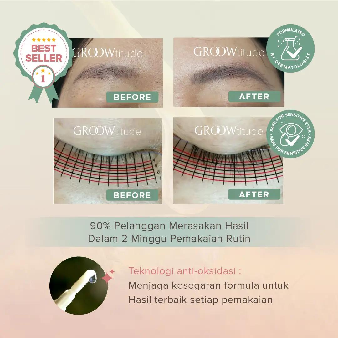 ROONA-Groowtitude Brow & Lash Serum Membantu Menumbuhkan, Menebalkan, Menguatkan Alis & Bulumata Natural Alami -Duplicate
