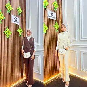 ZZAF - NAYRA SET RIB KNIT POLOS - SETELAN CUTBRAY x VEST BAHAN RIB KNIT - ONE SET BASIC SIMPLE - Stelan formal wanita korean style