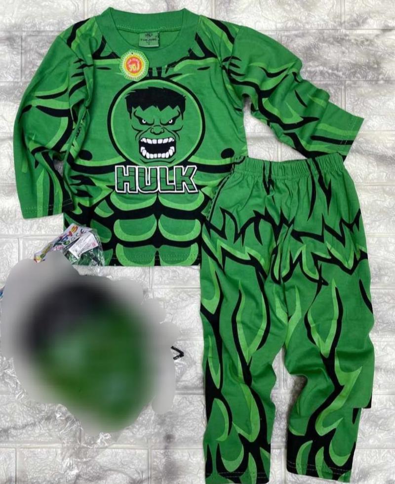 Product Introduction of KAOS PANJANG ANAK HULK SETELAN PANJANG ANAK HULK BISA DITAMBAH TOPENG Fashion 3