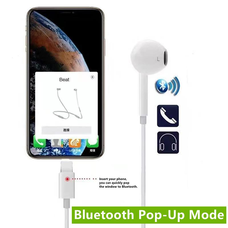 Product Introduction of For iPhone Original Headphones For Apple 16 Pro Max 15 14 13 12 11 in-ear Earphones X XS XR 7 8 6 Plus Wired Headset Phone Accessories 1