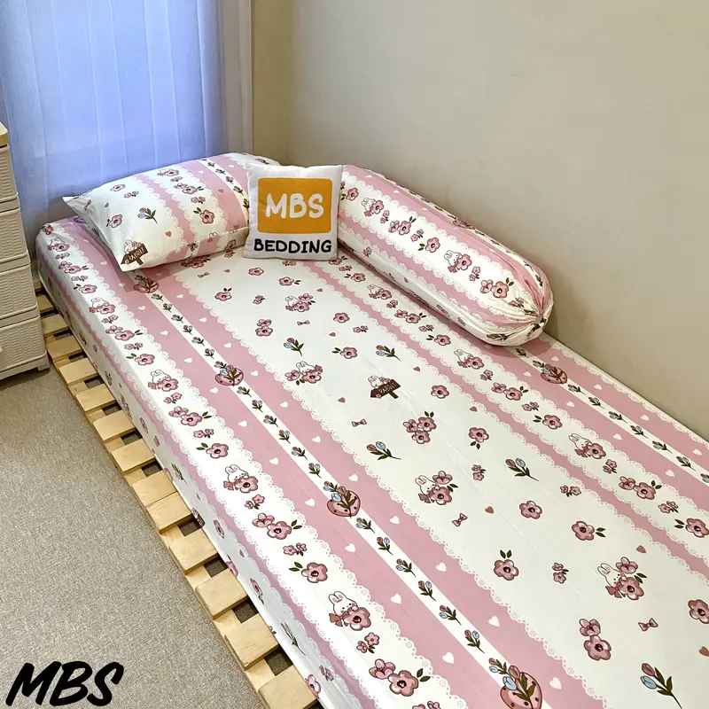 #5 | MYBELIA | MBS | SPREI / BED SHEET / SEPREI DOUBLE KARET AESTHETIC | FREE SARUNG BANTAL & SARUNG GULING 5