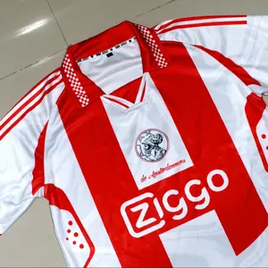 Flash Dash Jersey Band Jersey Ajax Amsterdam Jersey Futsal Jersey Vintage Olahraga Pria Sport