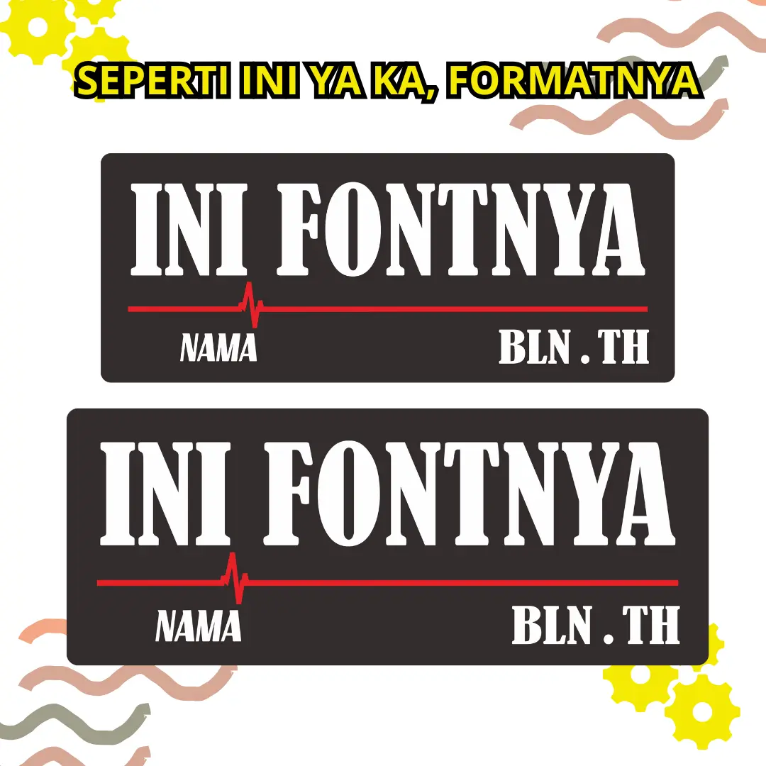Text Variasi Papan Nama - Papan Akrilik