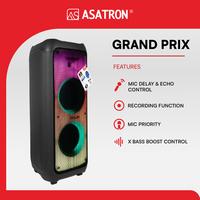 Gambar Asatron Grandprix Dual 10 Inch Bluetooth Party Speaker with 2 Wireless Mic Bass TWS dari Asatron Indonesia Kab. Bandung Barat 3 Tokopedia
