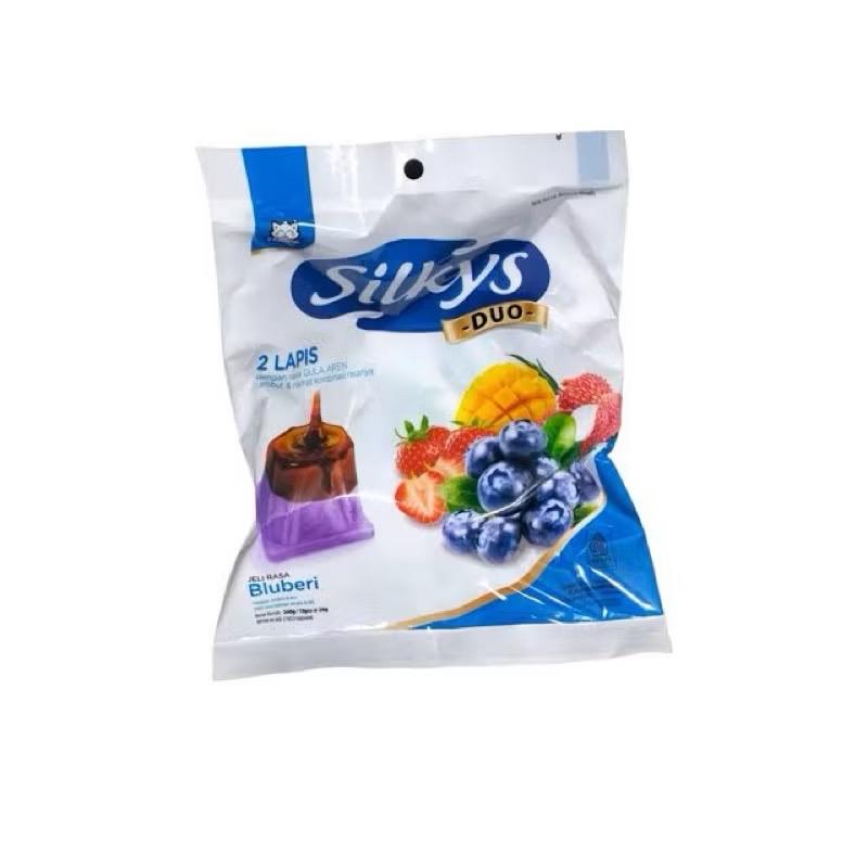 ￼SNACK VIRAL SILKYS PUDING DUO JELI RASA STROBERI BLUEBERRY [ 1 BUNGKUS ISI 10 PCS @26G] | SILKYS JELI RASA ANEKA BUAH DENGAN RASA GULA AREN 3