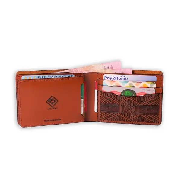 Jayuwan Artisanal Leather Waller - Dompet Pria Kulit Asli DOS 4