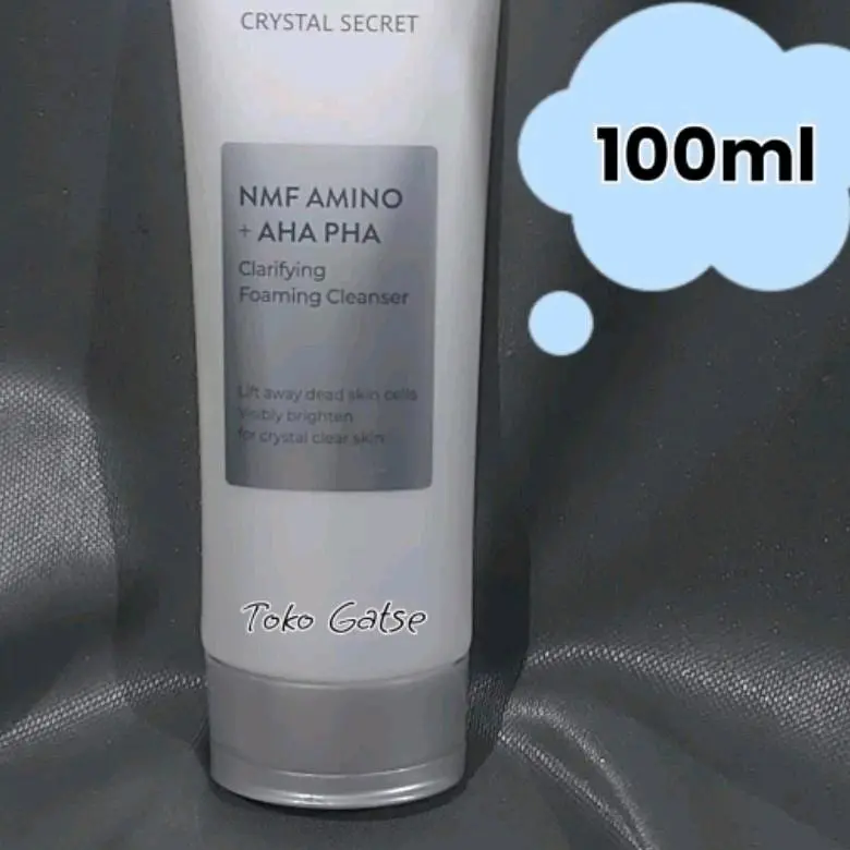Sabun Wajah Face Wash Crystal Secret Foaming Cleanser Facial Foam 100ml 0