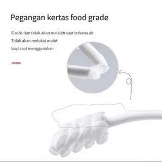 Yoppobaby Oral Cleaner Kasah Pembersih Lidah dan Mulut Bayi Isi 30pcs 5