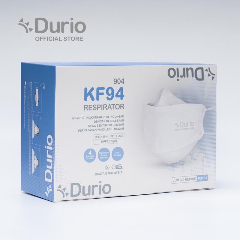 Durio (904) Kf94 4Ply Respirator (White) 40S main image 0