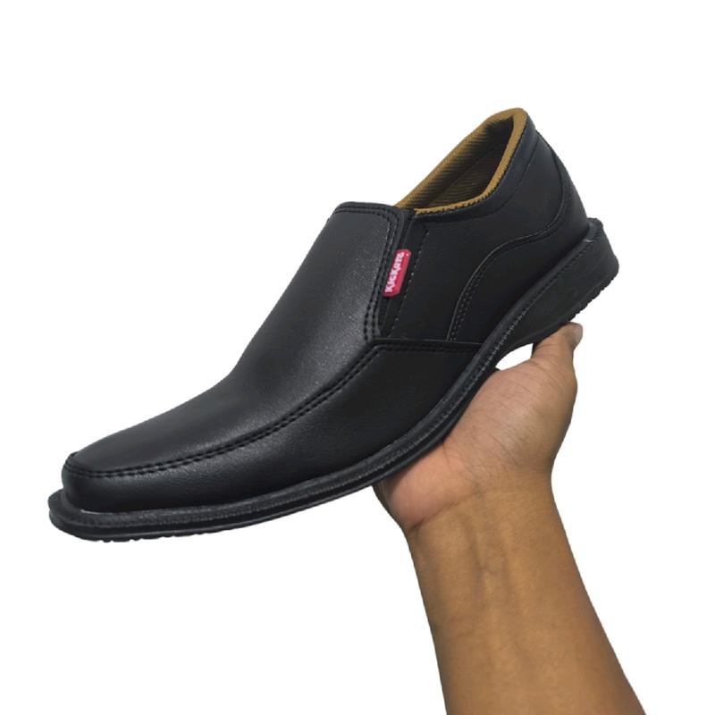 Sepatu Pria Formal Fantovel Karet Elastis Slip on Untuk Segala Acara Formal atau Kerja 2