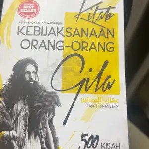 BUKU Kitab Kebijaksanaan Orang-Orang Gila Abu Al-Qasim An-Naisaburi