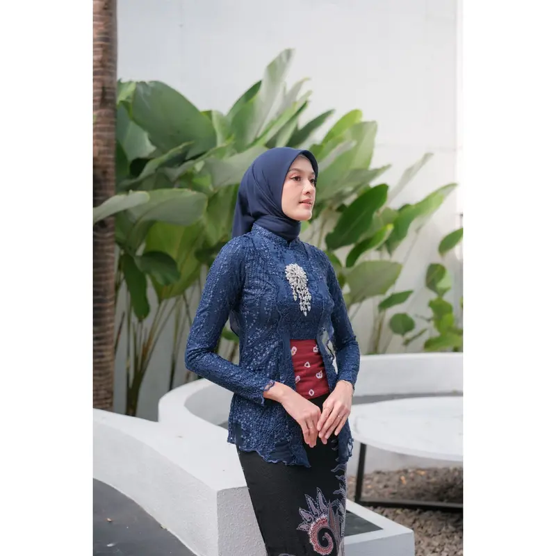 Kebaya Ayu Couple Sarimbit Batik Modern Set Kebaya Kutu Baru Premium Kebaya Kondangan Engagement Couple Lamaran 5