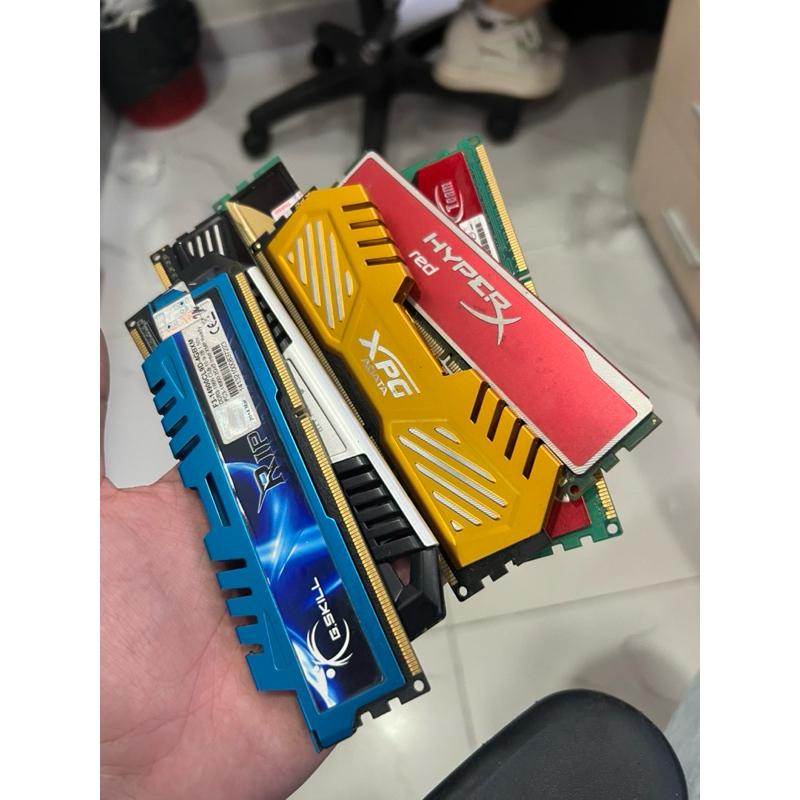 Ram PC ddr3 8gb ,4gb bus 1333 ,1600 tháo máy có tản nhiệt và không