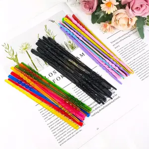 12pcs Kalam Tuding Plastik Petunjuk Ngasi Warna Warni