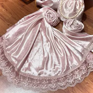 Livy.id | Mukena silk jaguard Shakeela mukena dewasa silk premium jumbo