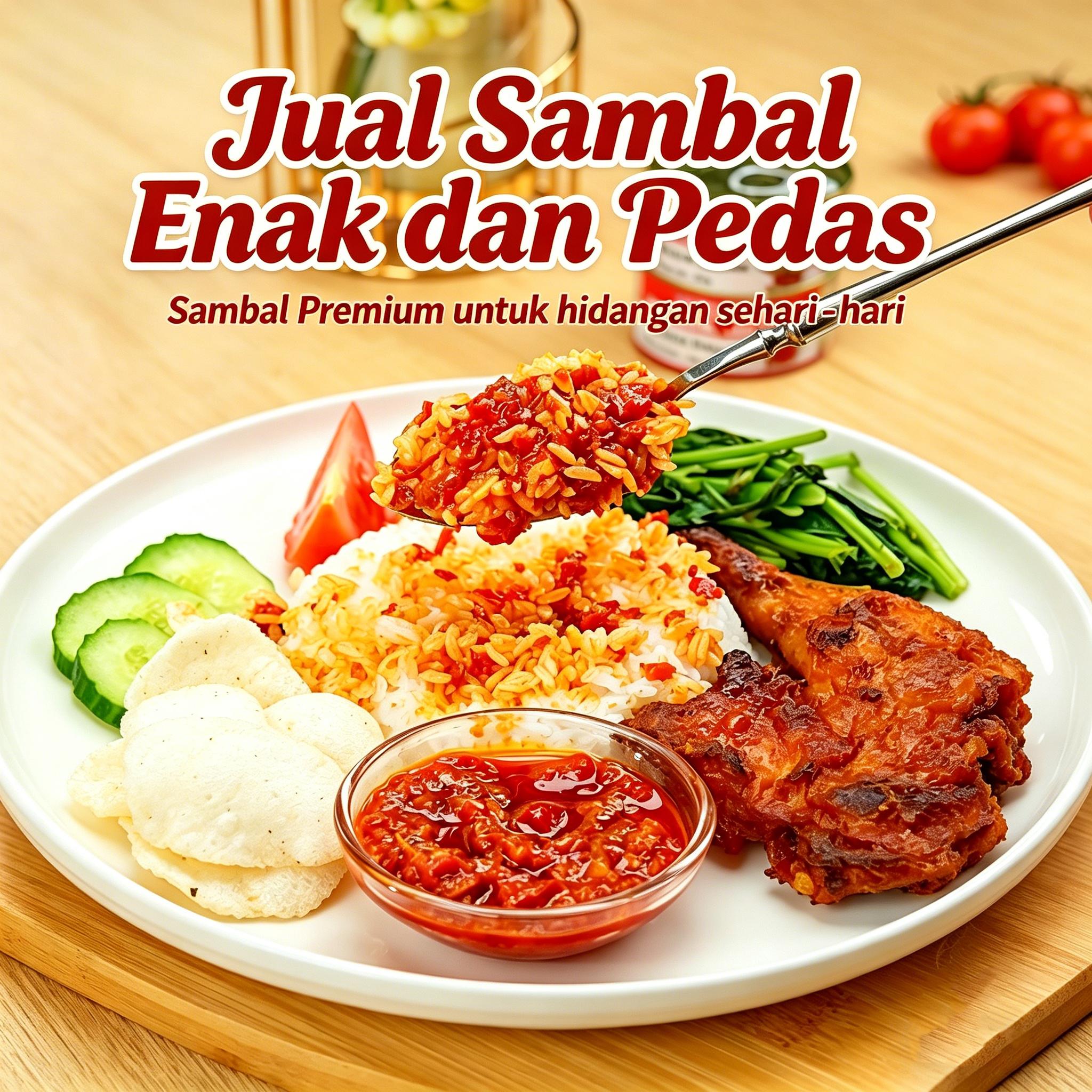 HOMETOWN - Sambal Jamur Rasa Pedas 80 gr