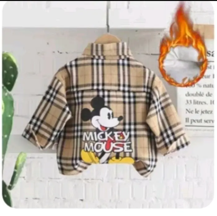KEMEJA FLANEL KOTAK MICKEY 2
