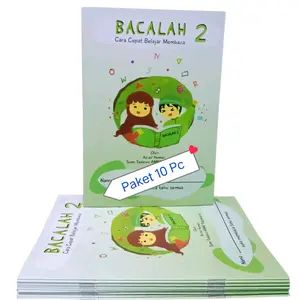 Paket 10 Pc Buku Bacalah Jilid 2 Cara Cepat Belajar Membaca Standar Anak - Books