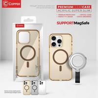 Gambar COPPER Slim PC Compatible For iPhone 14 - Hardcase With Metal Ring Stand - Black, Case Only dari Copper Surabaya Kota Surabaya 4 Tokopedia