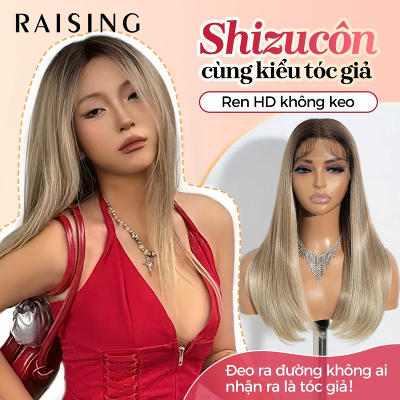 Shizucôn khuyên dùng-RAISING Tóc giả Cosplay tổng hợp Lace Front — Hiệu ứng Ombr