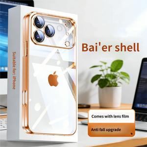 Ốp lưng siêu mỏng trong suốt phủ toàn diện chống sốc cho Iphone, ốp trong suốt, siêu mỏng, chống chói, chống sốc, chống vàng, phù hợp với mọi mẫu Iphone 17