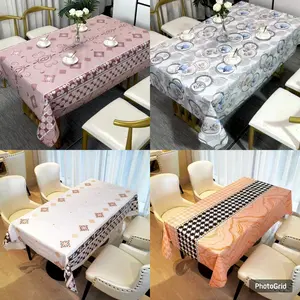 Taplak Meja Makan Low Anti Luntur Bahan PVC