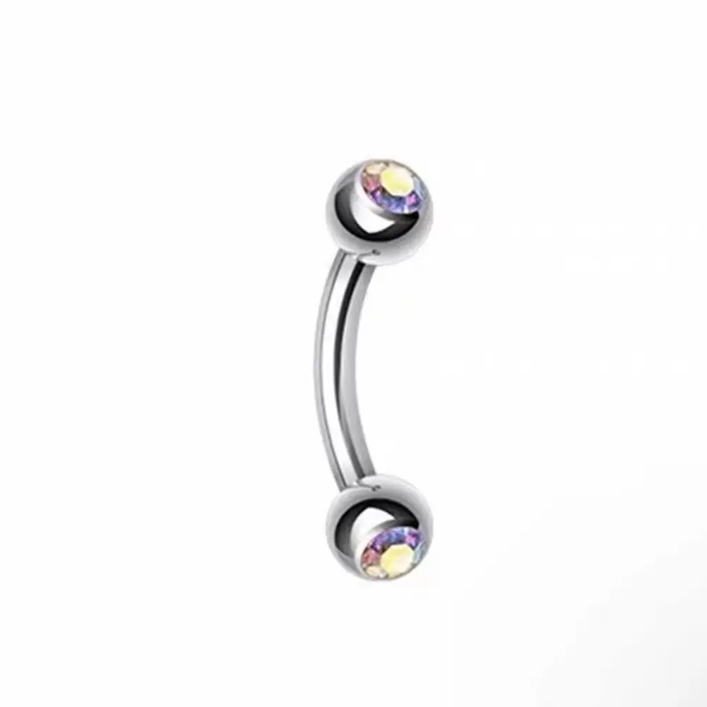 Đinh Tán Lông Mày Mini Sáng Bóng Tối Giản, 1 Chiếc, Nhiều Màu Sắc Để Lựa Chọn, Thích Hợp Cho Tiệc Riêng Tư Và Tiệc Tùng Hàng Ngày Women
