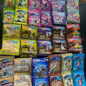 Top ice mix 6 10 dan 17 renceng serbuk minuman rasa buah coklat susu dan kopi