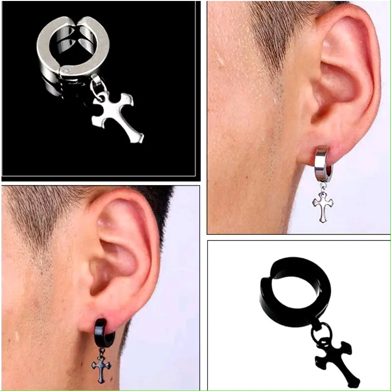 ANTING TITANIUM MODEL SALIB CLIP PRIA WANITA