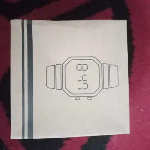 Jam LED Jinshengsi JSS 2923 SM unisex free gift box