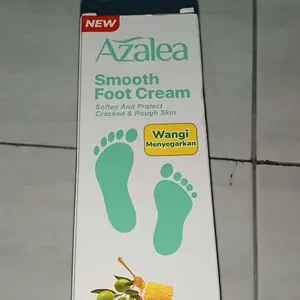 Azalea Smooth Foot Cream - Krim Mengandung Zaitun Perawatan & Pelembut Tumit Kaki Kering Pecah - Pecah
