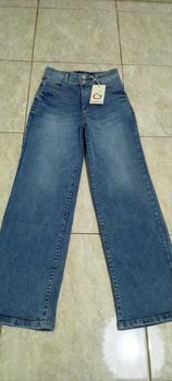 Product Review of GoJeans MILEA - Celana Jeans Wanita Highwaist Kulot MILEA Kancing 2 Destroy - Size 27-34 - SNOW celana kulot standard from d**8 0