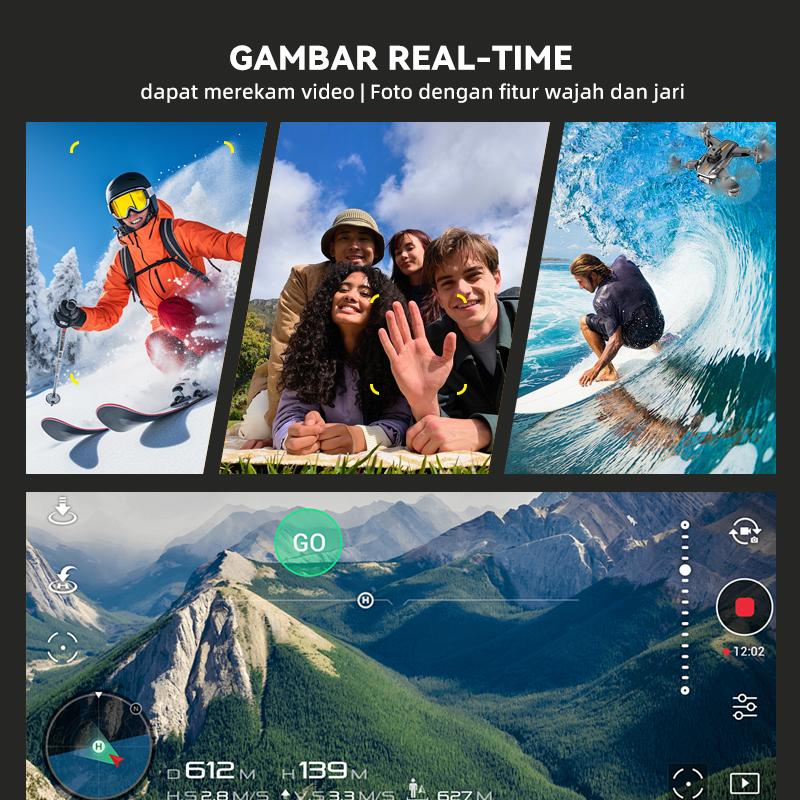 A23 Drone kamera jarak jauh fotografi udara profesional murah dual camera drone premium ulang tahun 5