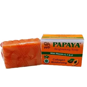 SABUN PAPAYA COLLAGEN MOISTURIZING LIS HIJAU 135GR Soap Mencerahkan
