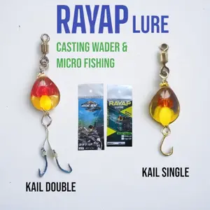 Umpan RAYAP LURE Casting Wader Micro Fishing - Free Timah