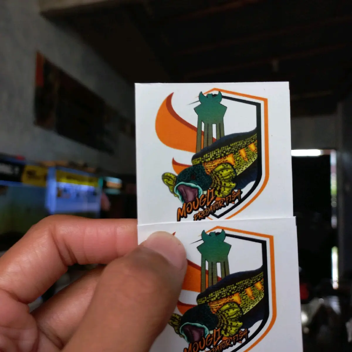 sticker mouglifish BLUE PULCRA