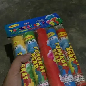 PIPA ASAP WARNA N1 - 5 PCS 60detik WARNA WARNI Outdoor